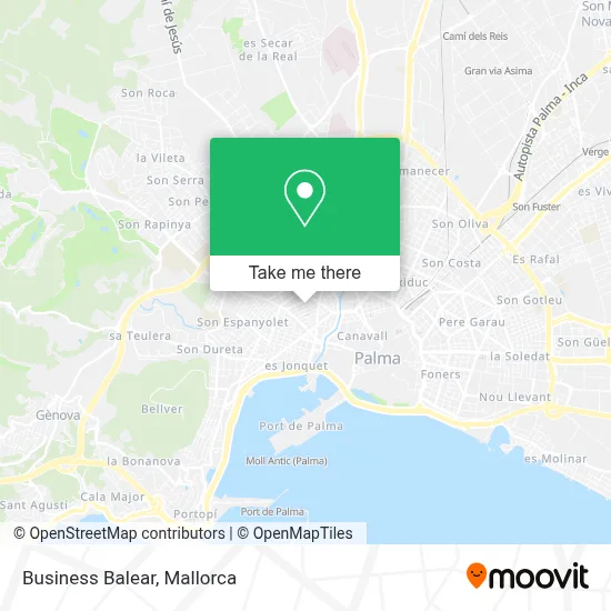Business Balear map
