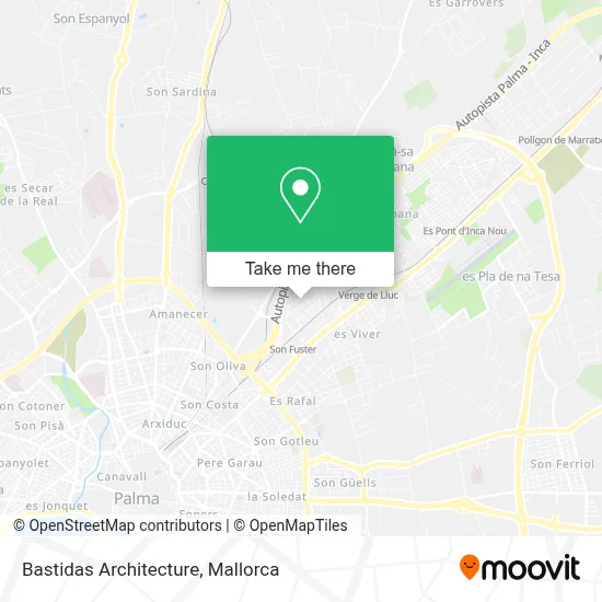 Bastidas Architecture map