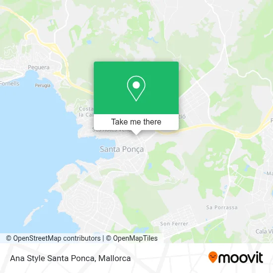 Ana Style Santa Ponca map