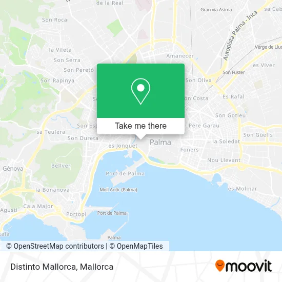 Distinto Mallorca map