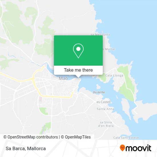 Sa Barca map