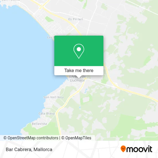 Bar Cabrera map