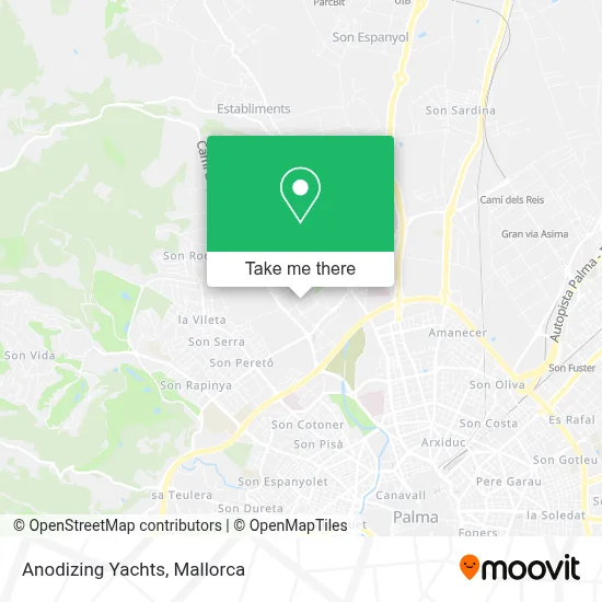 Anodizing Yachts map