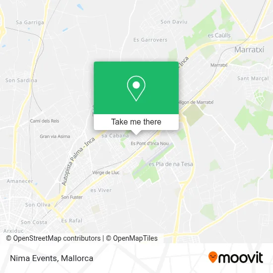 Nima Events map