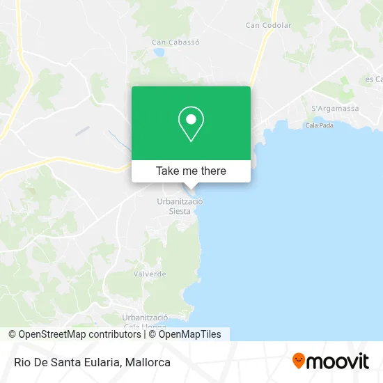 Rio De Santa Eularia map