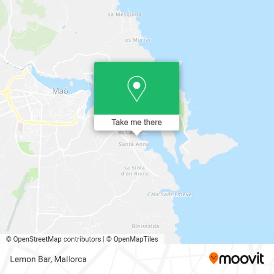 Bar Lemon map