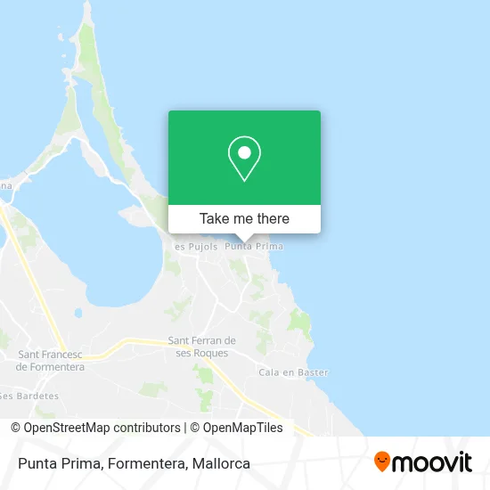 Punta Prima, Formentera map