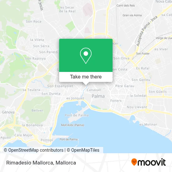 Rimadesio Mallorca map