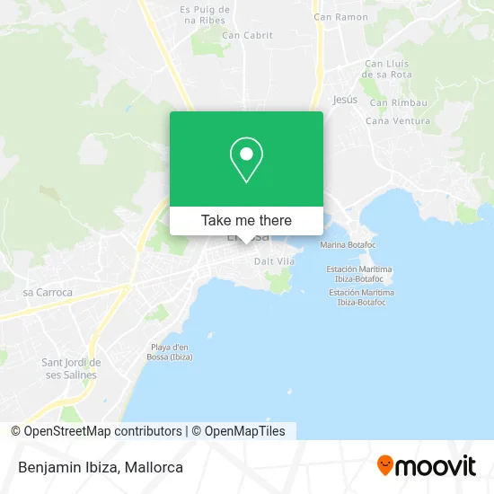 Benjamin Ibiza map