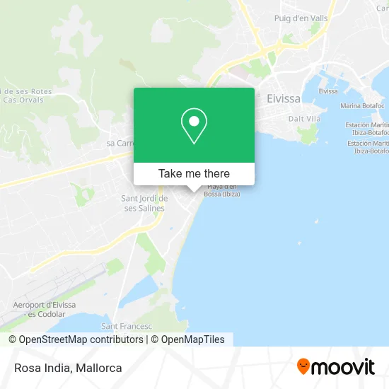 Rosa India map