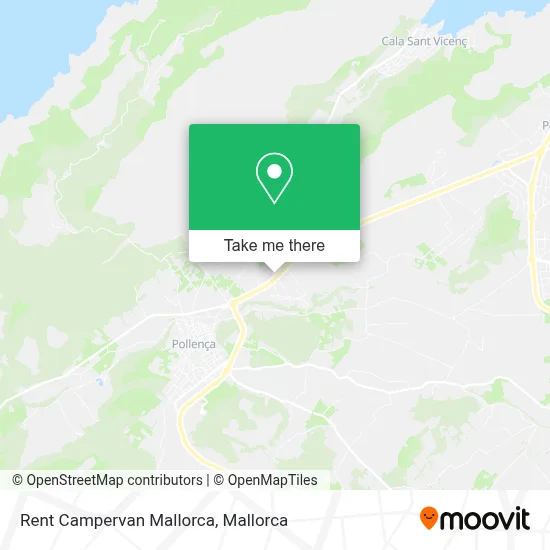 Rent Campervan Mallorca map