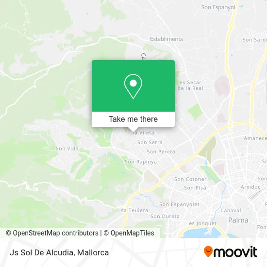 Js Sol De Alcudia map