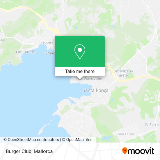 Burger Club map