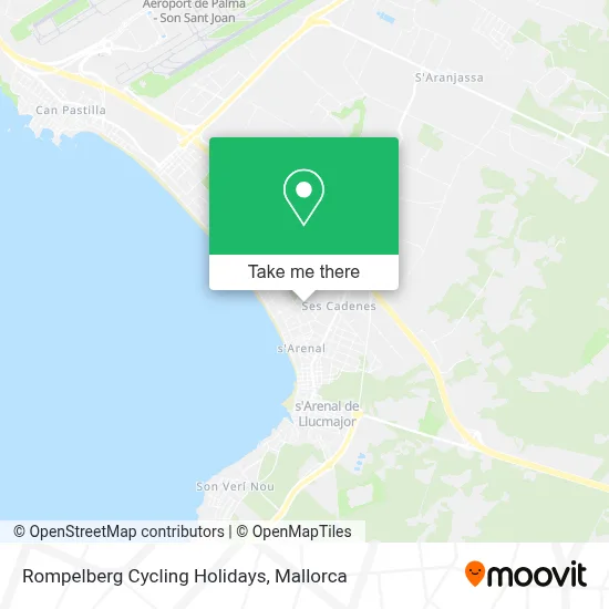 Rompelberg Cycling Holidays map