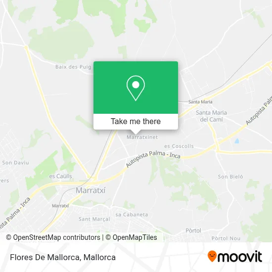 Flores De Mallorca map