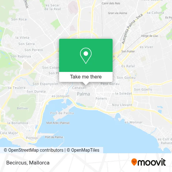 Becircus map