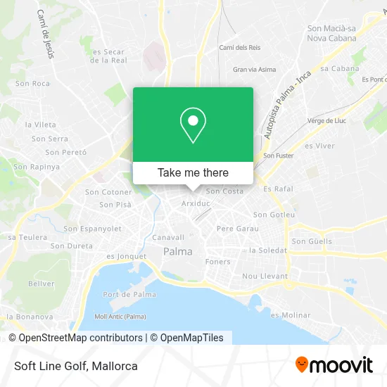 Soft Line Golf map