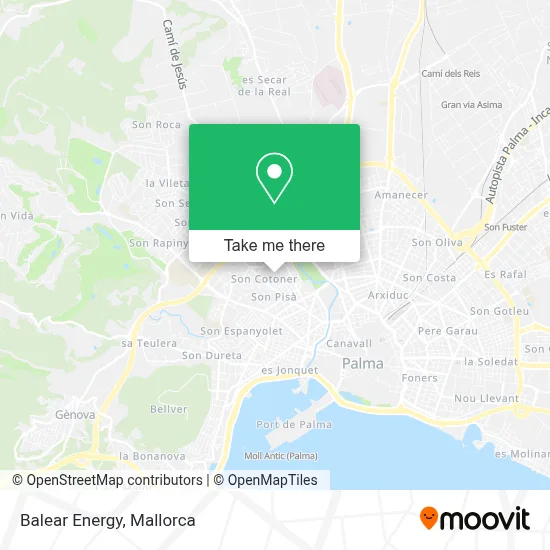 Balear Energy map
