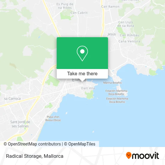 Radical Storage map