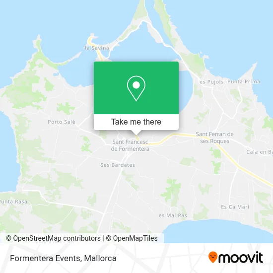 Formentera Events map