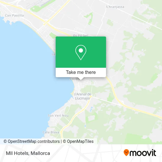 Mll Hotels map