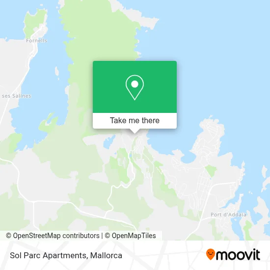 Sol Parc Apartments map