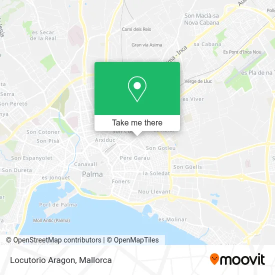 Locutorio Aragon map