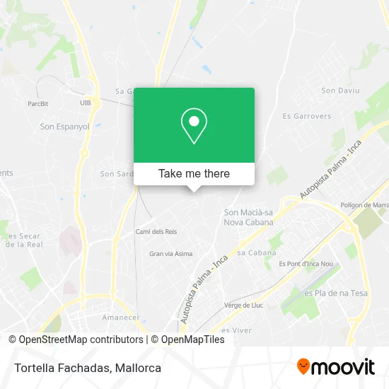 Tortella Fachadas map