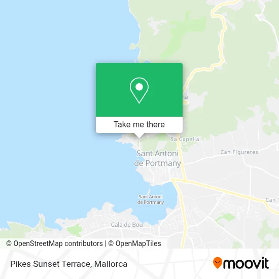 Pikes Sunset Terrace map