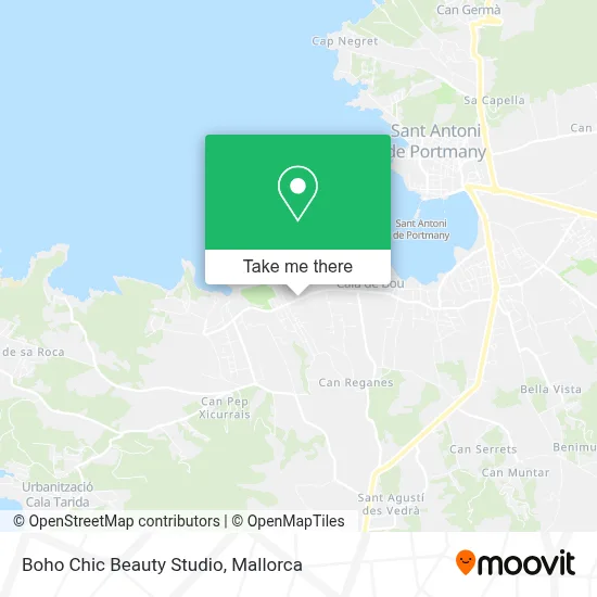 Boho Chic Beauty Studio map