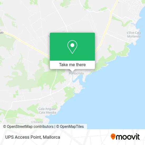 Ups Access Point map