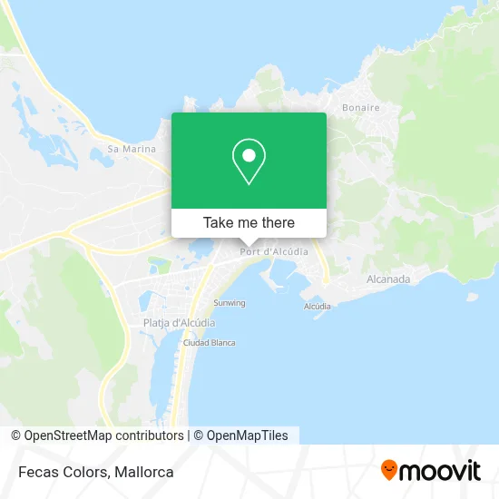 Fecas Colors map