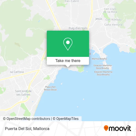 Puerta Del Sol map