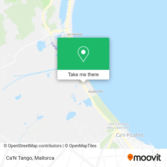 Ca'N Tango map