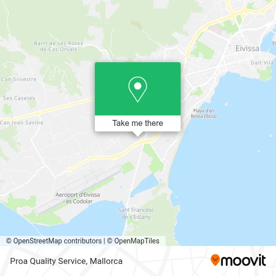 Proa Quality Service map