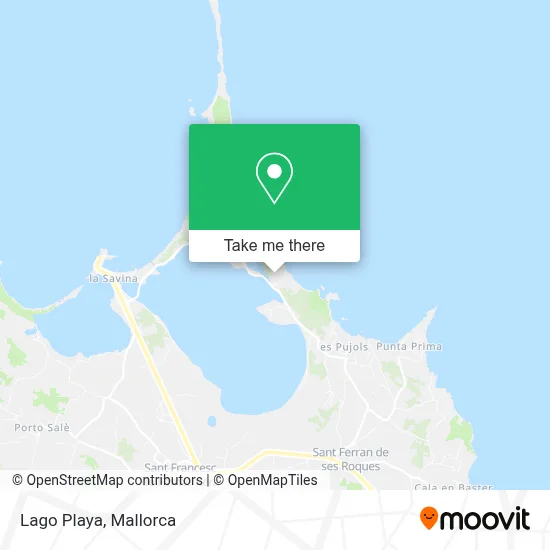 Lago Playa map