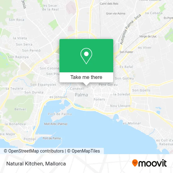 Natural Kitchen map