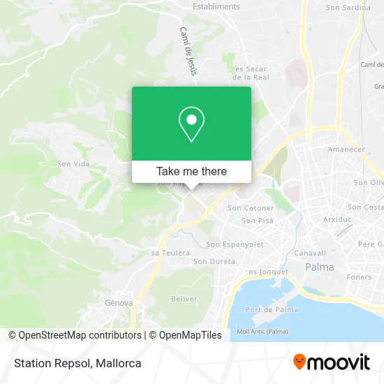 Station Repsol map