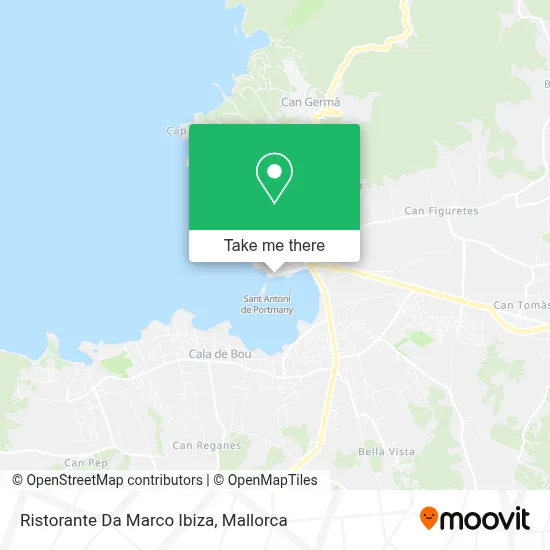 Ristorante Da Marco Ibiza map