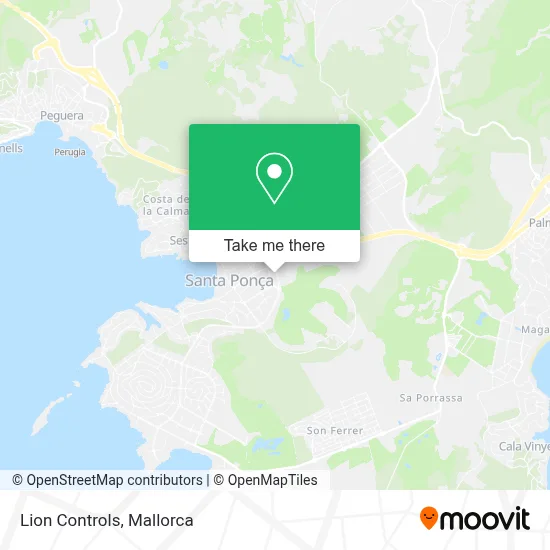Lion Controls map