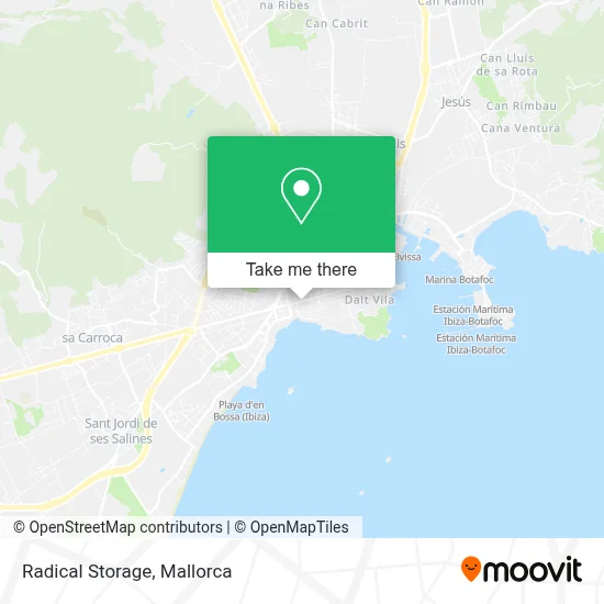 Radical Storage map