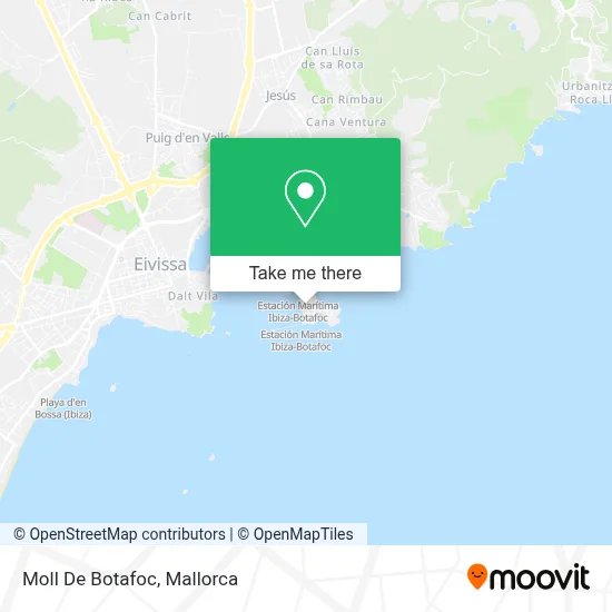 Moll De Botafoc map
