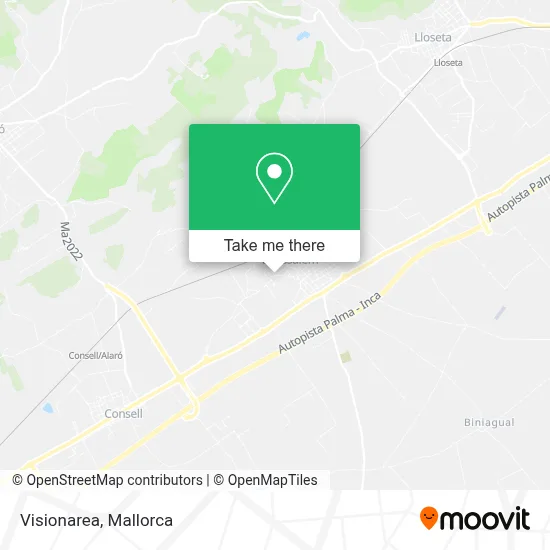 Visionarea map