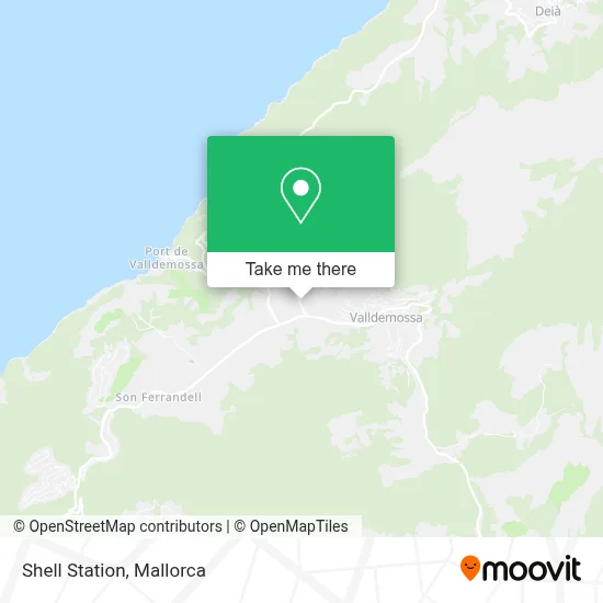 Station Shell map