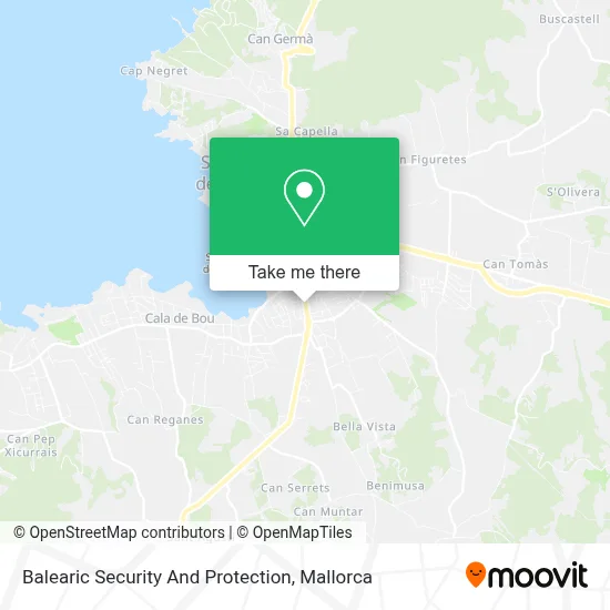 Balearic Security And Protection map