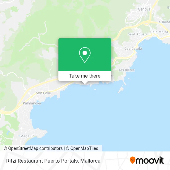 Ritzi Restaurant Puerto Portals map