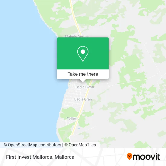 First Invest Mallorca map