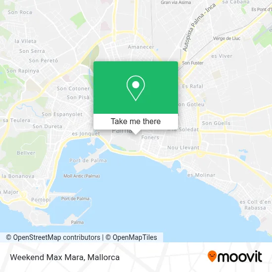 Weekend Max Mara map