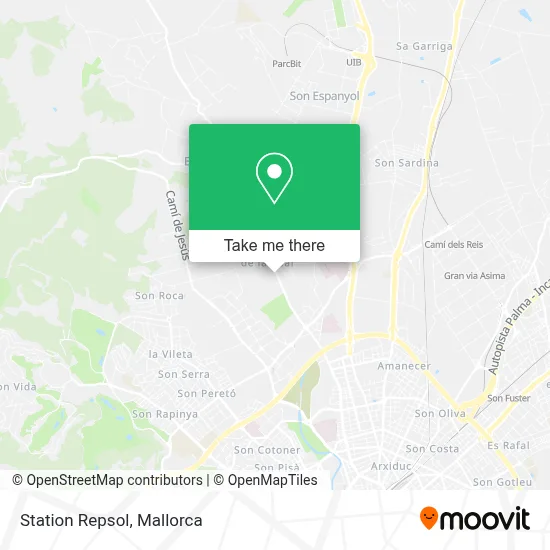 Station Repsol map