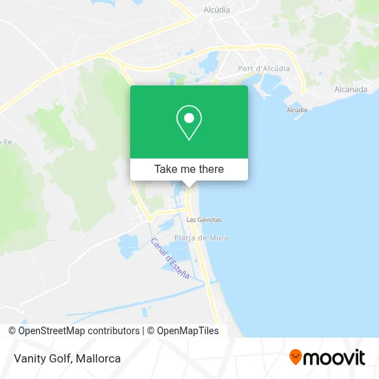 Vanity Golf map